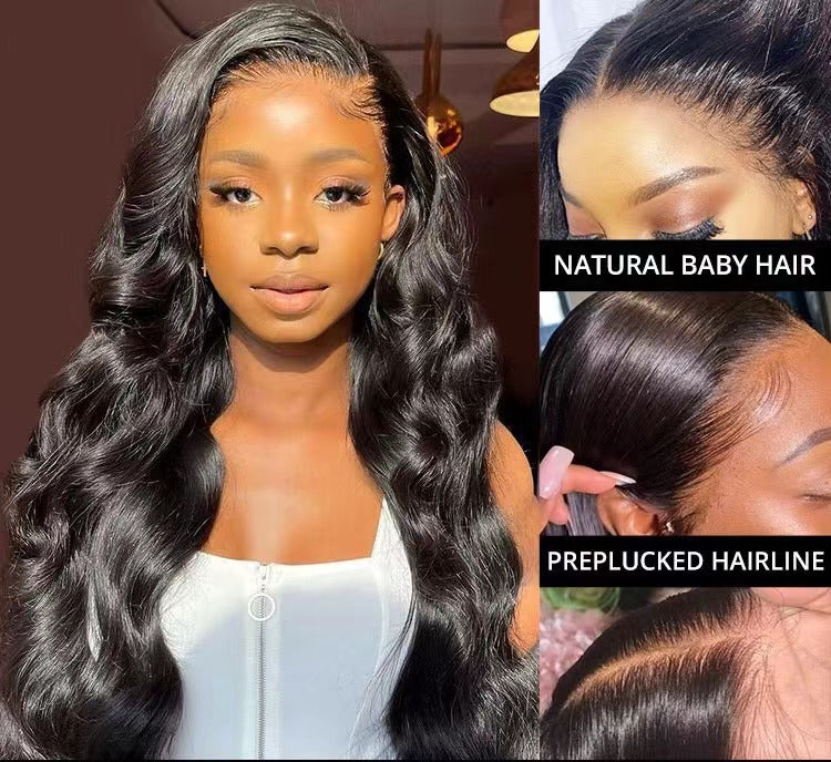 11A Top Virgin Hair Body Wave Customized HD Frontal Lace Wig 