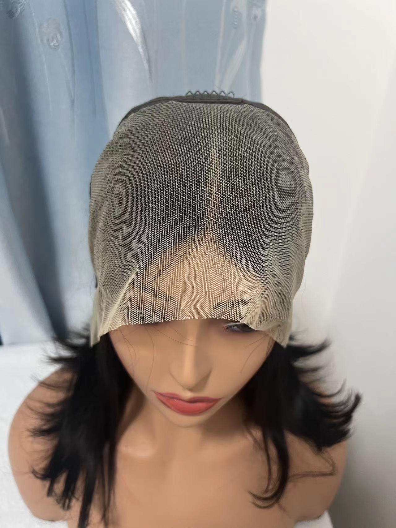 Pre-made 10A Top Virgin Straight 13x4 Transparent Lace Bob Wigs - 180% Density